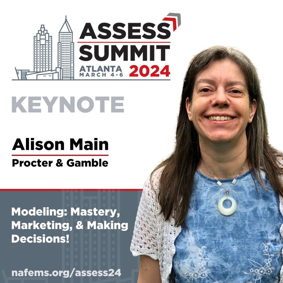 ASSESS Summit 2024 Keynote - Alison Main from Procter & Gamble ASSESS Summit 2024 Keynote - Alison Main from Procter & Gamble
