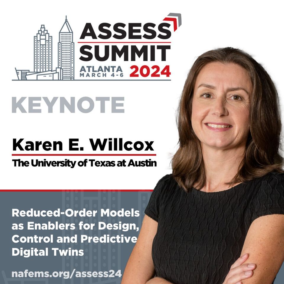 ASSESS24 Keynote - Karen E. Willcox of the University of Texas at Austin ASSESS24 Keynote - Karen E. Willcox of the University of Texas at Austin