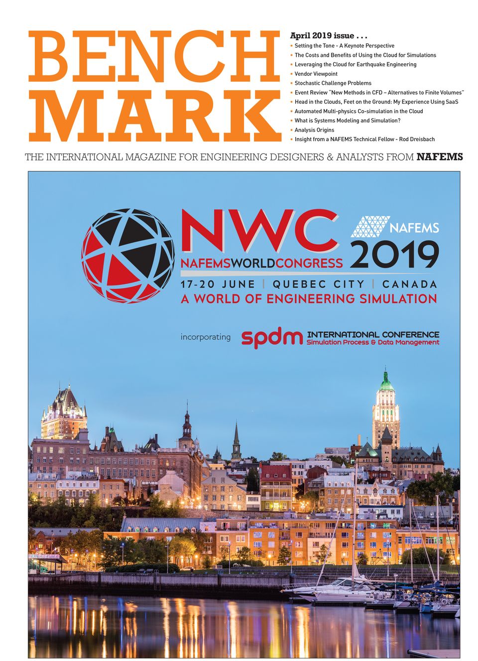 BENCHMARK April 2019 NAFEMS World Congress BENCHMARK April 2019 NAFEMS World Congress
