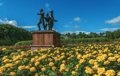 Piper Alpha Memorial Garden at Hazlehead Park, Aberdeen, Scotland Piper Alpha Memorial Garden at Hazlehead Park, Aberdeen, Scotland