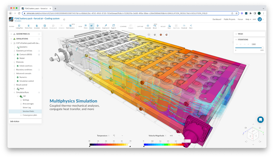 SimScale enables multiphysics simulation in a web browser. SimScale enables multiphysics simulation in a web browser.